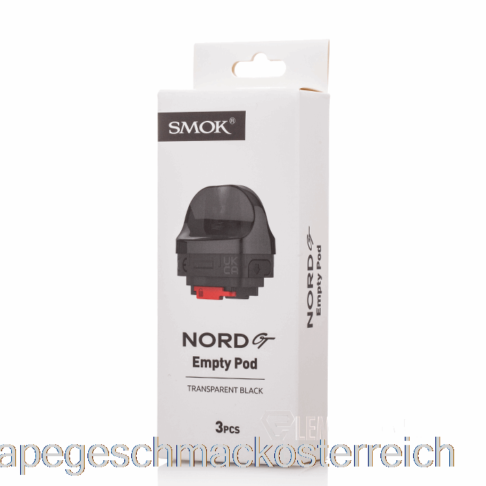 Smok Nord GT Ersatzkapseln, Transparenter Schwarzer Vape-Geschmack